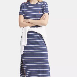 Polo Ralph Lauren Striped Cotton T-Shirt Dress